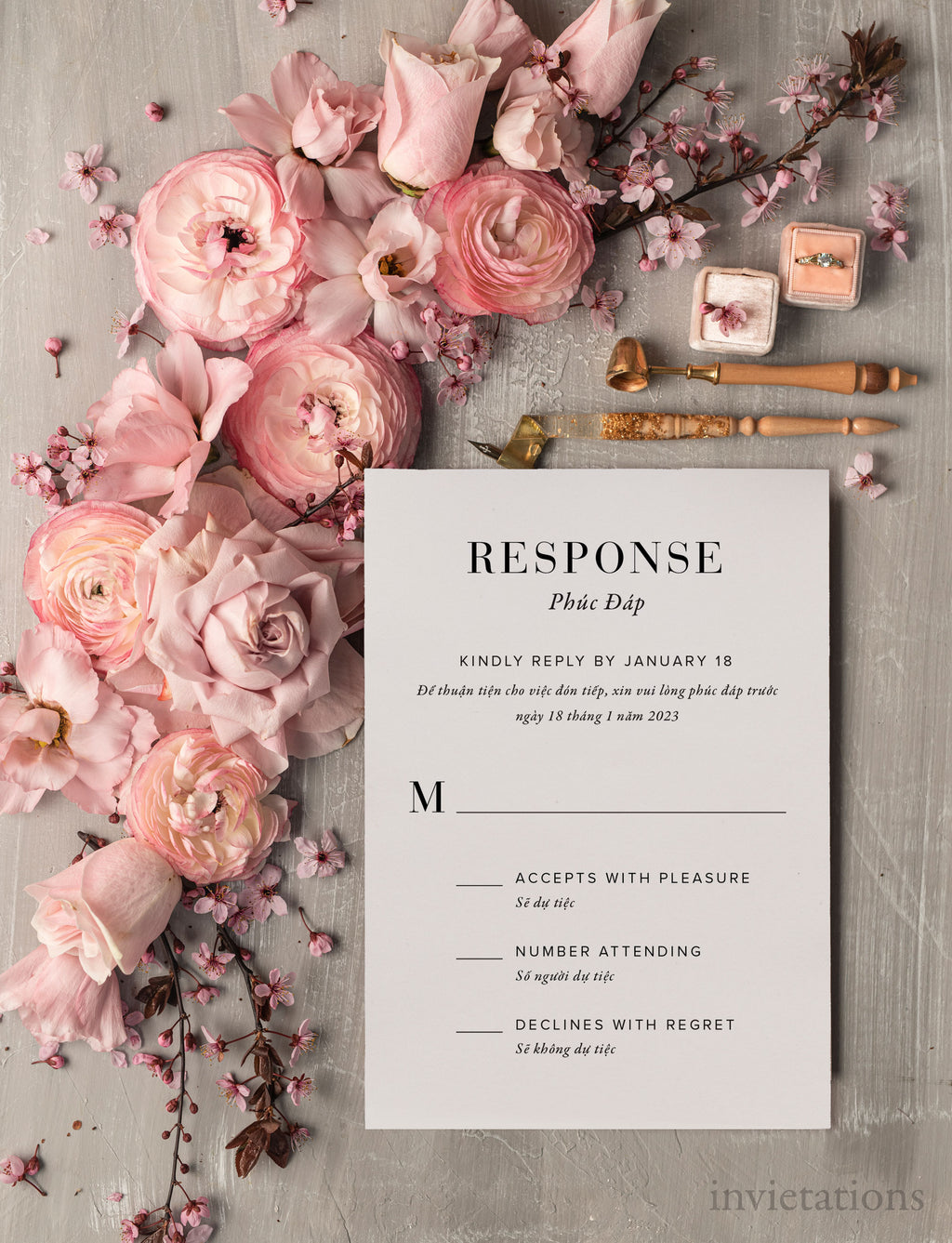 ROSA Wedding Invitation Suite
