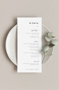 EUCALYPTUS Menu